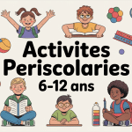 Enfants 6-12 ans en activités périscolaires sport art sciences
