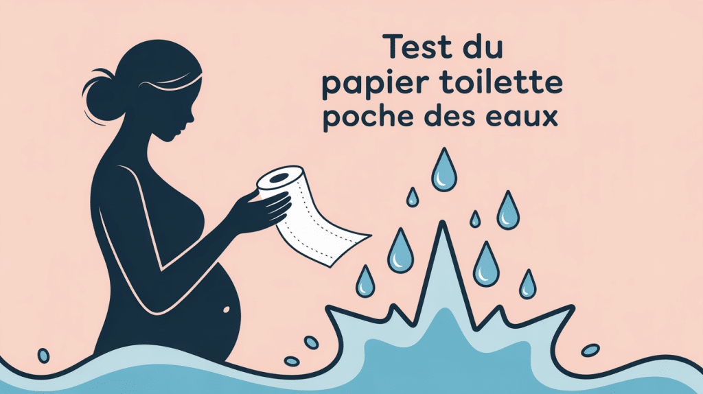 test papier toilette fissure poche des eaux femme enceinte