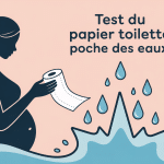 test papier toilette fissure poche des eaux femme enceinte