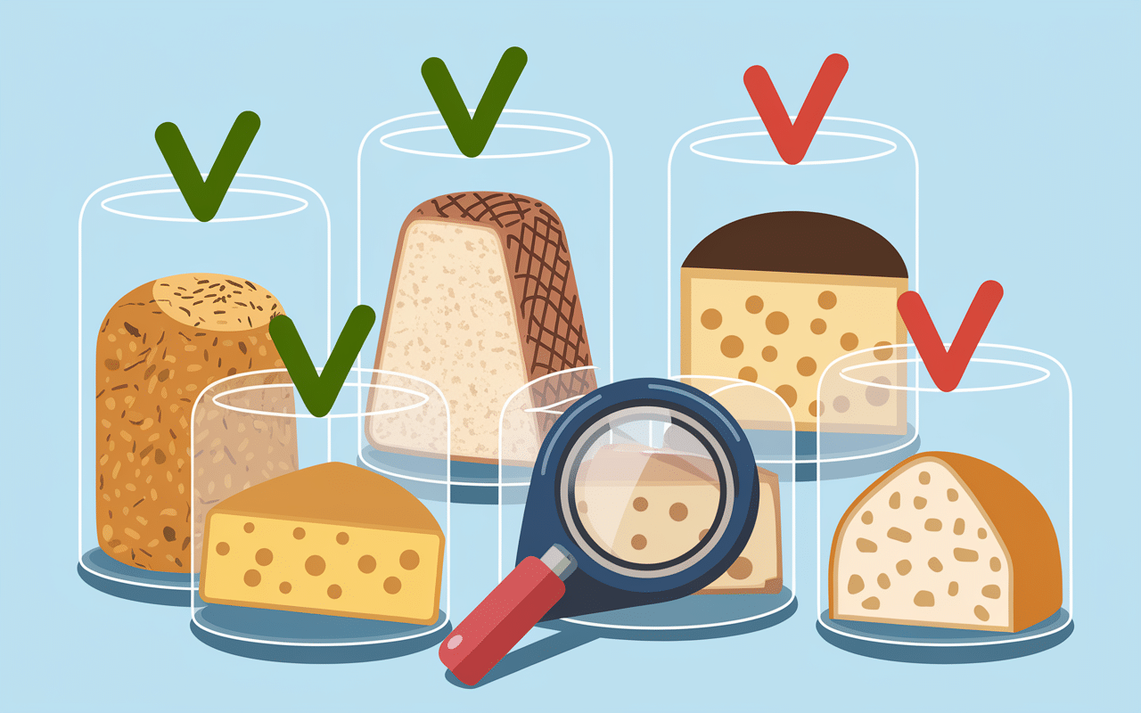 différents fromages râpés sécurité grossesse