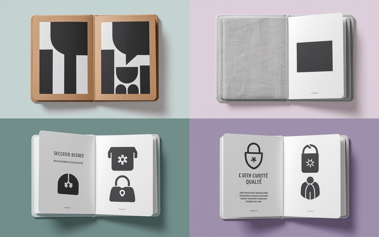 livre bebe 0-3 mois montessori cartons tissus contrastes