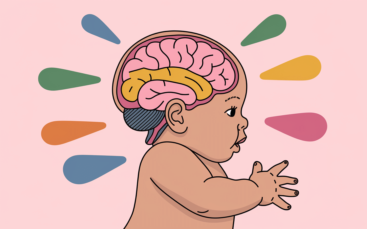 mon bébé secoue sa tête de gauche à droite rapidement developpement moteur