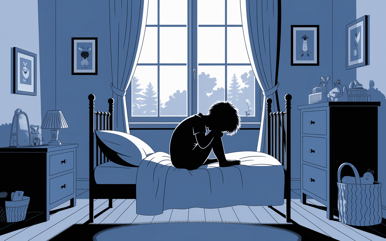 Mon conjoint critique mon fils enfant triste chambre