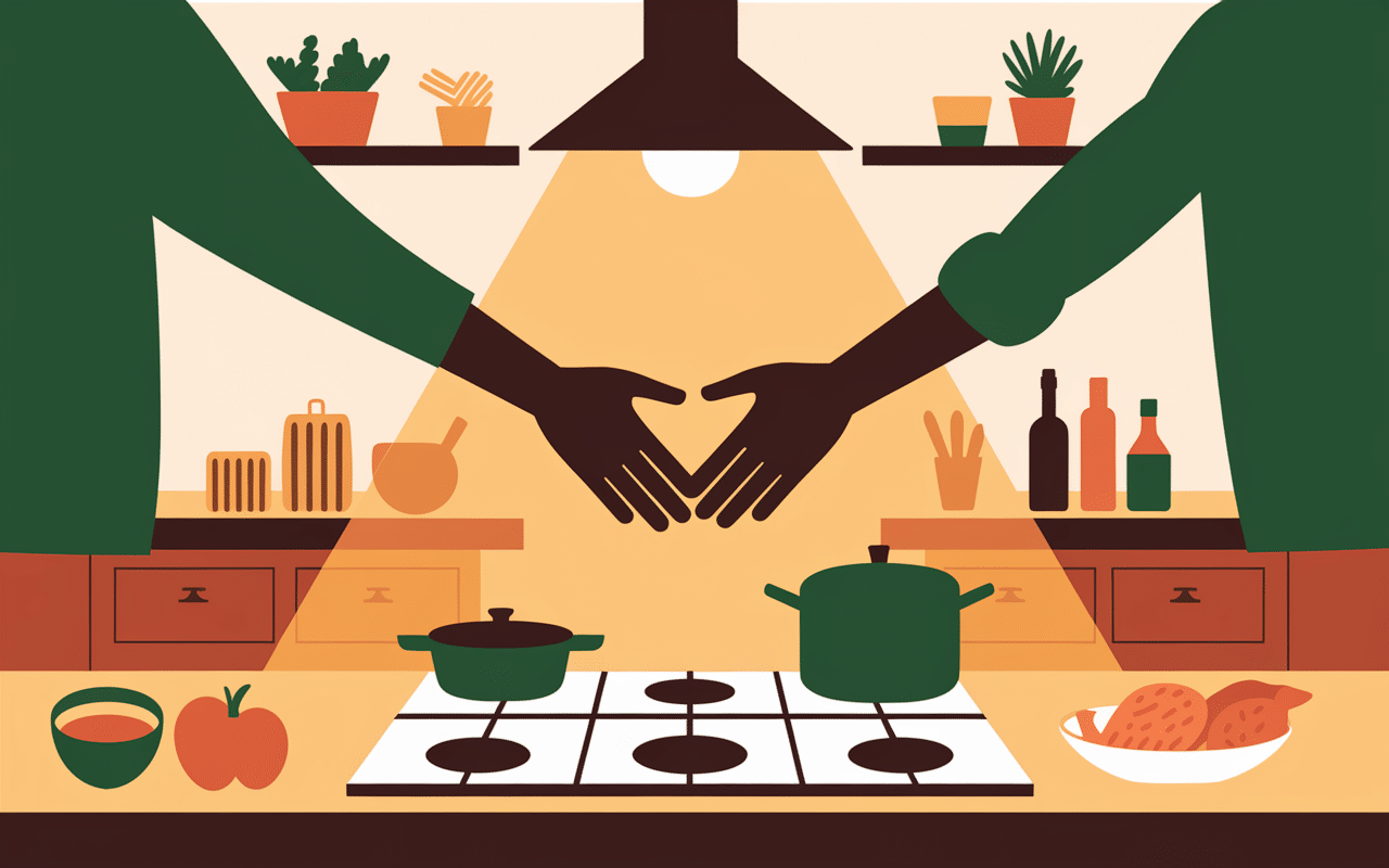 Mon conjoint critique mon fils scène dialogue famille