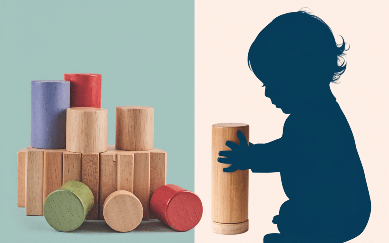 Comparaison jouets traditionnels et jeux montessori 18 mois