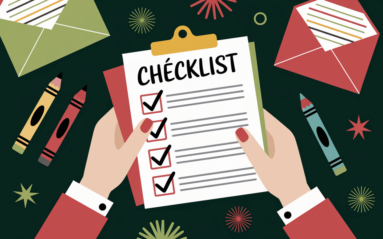 Check-list conseils réponse lettre au Père Noël