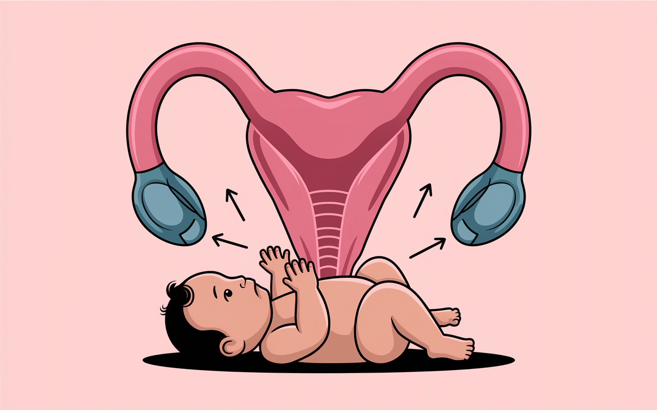 Symptôme bébé qui se retourne dans le ventre schéma mouvements