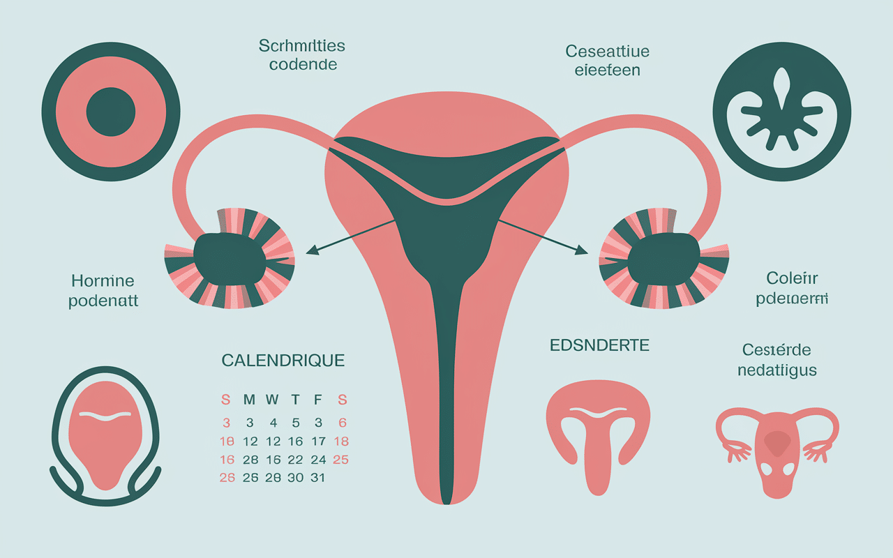 Tomber enceinte pendant les règles témoignage, schéma scientifique cycle