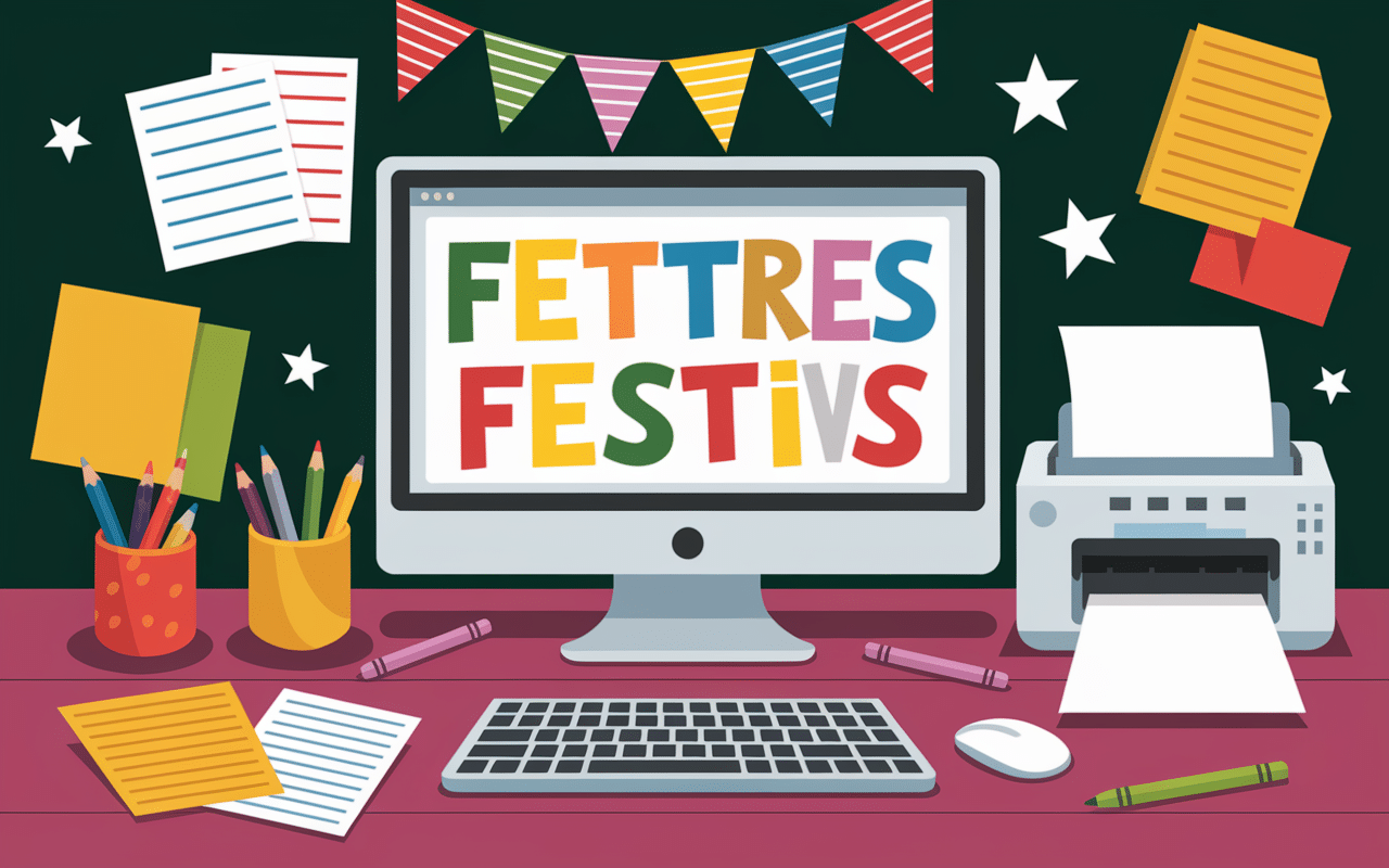 Modèles lettre lutin farceur à imprimer PC