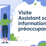 visite assistant social information préoccupante famille devant porte