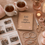 100 chose à faire avec sa meilleure amie chez soi table créative