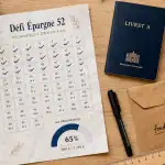 Défi épargne à imprimer pour économiser 1000€ : grille et enveloppe fonds d’urgence