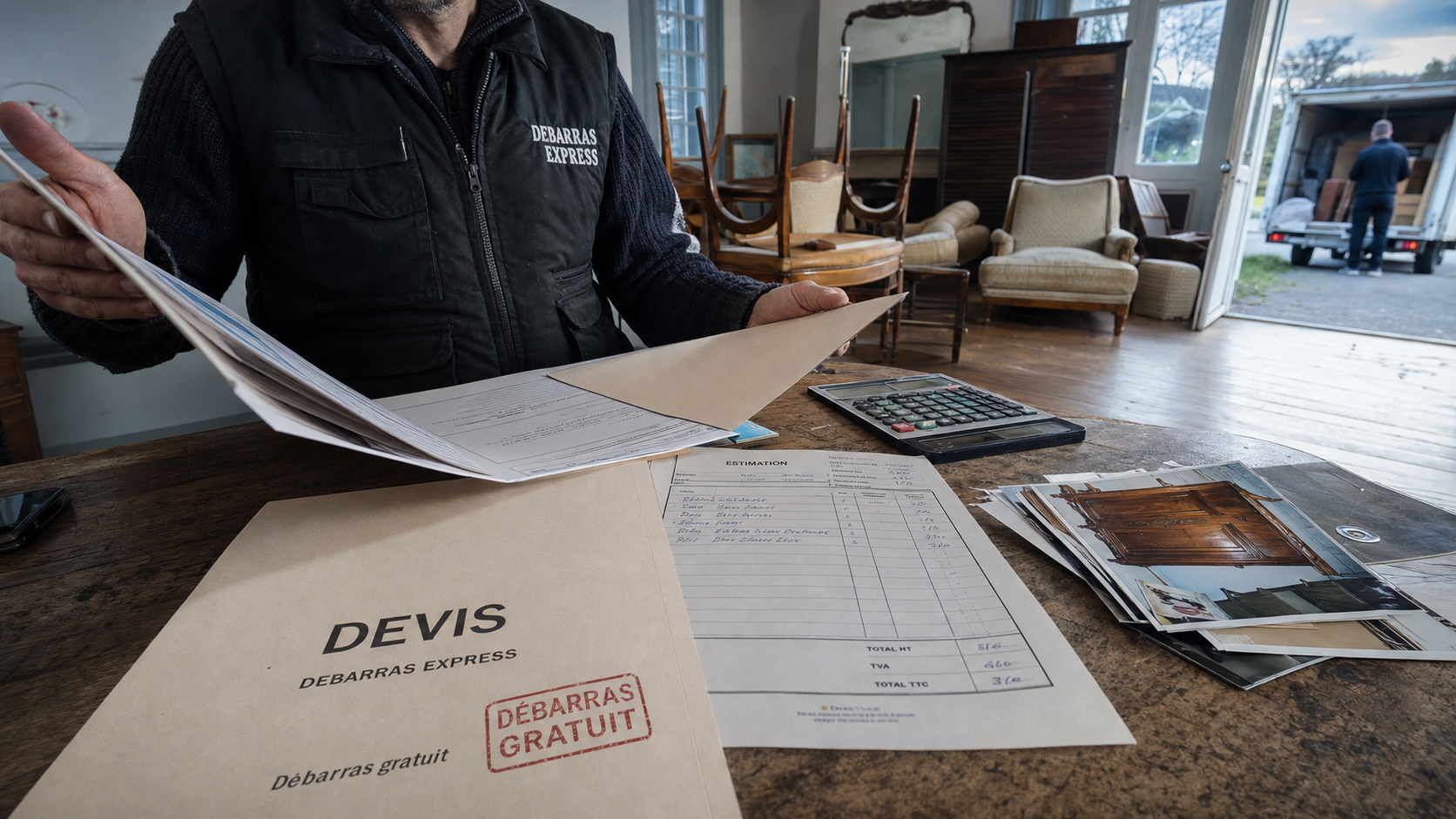 Vider une maison gratuitement : devis et estimation pour débarras