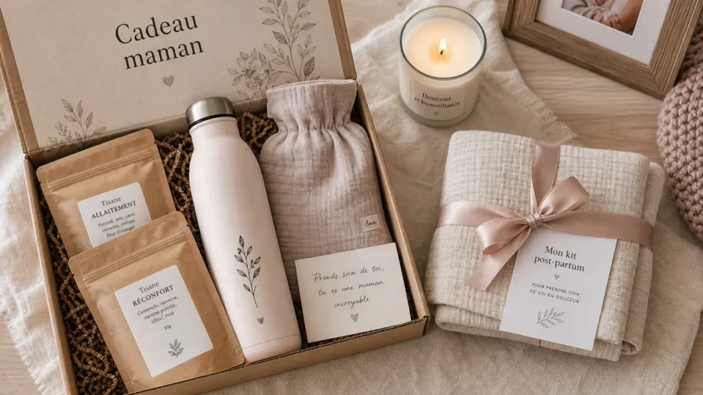 Idée cadeau baby shower pour la maman : bien-être, souvenir et utilité