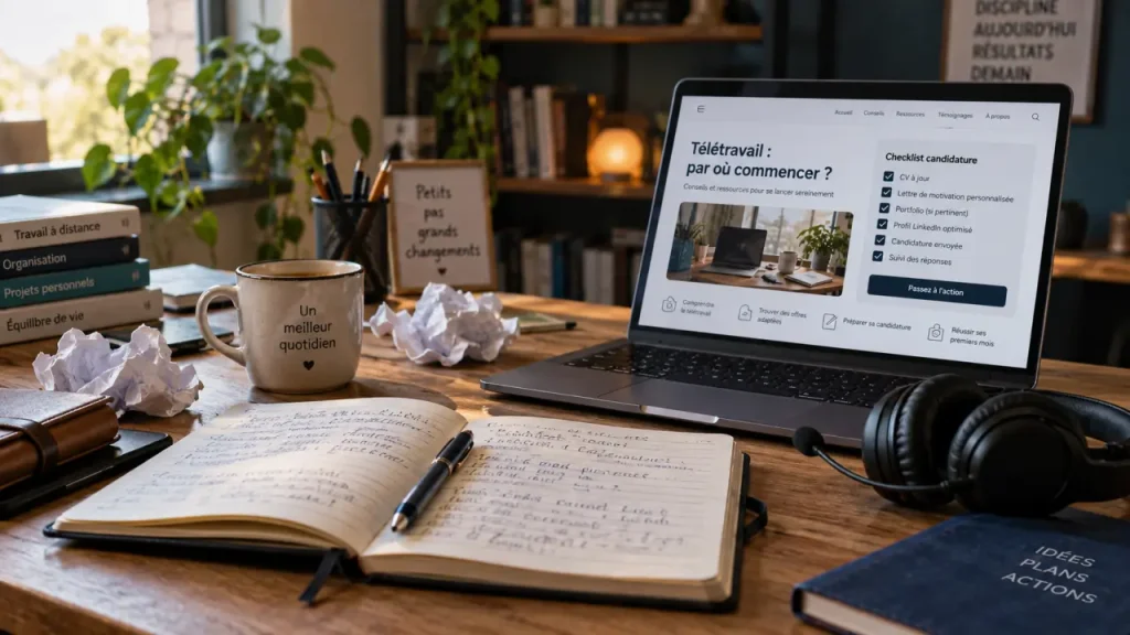 Emploi en télétravail sans expérience : 4 postes où l’autonomie compte plus que le CV